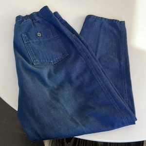 Like new! 1980s vintage Calvin Klein denim trousers